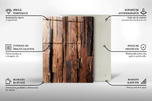 Kuchynská doska zo skla Geometrické trojuholníky