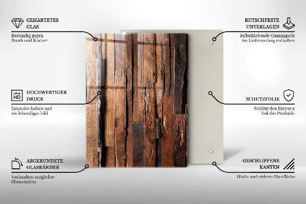 Kuchynská doska zo skla Geometrické trojuholníky