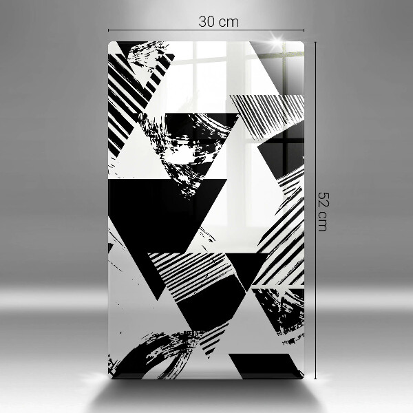 Kuchynská doska zo skla Geometrické trojuholníky