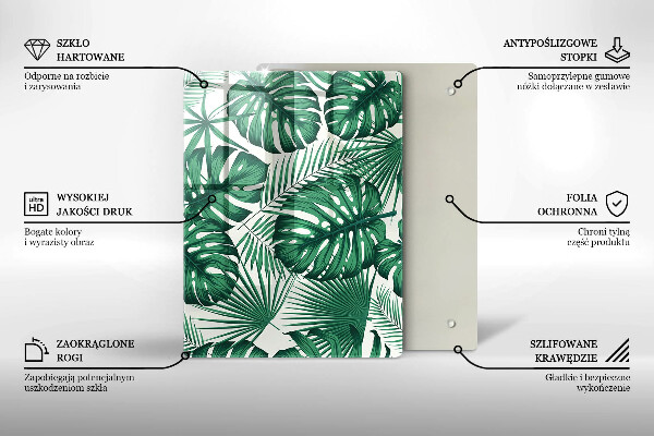 Kuchynská doska zo skla Betónová textúra