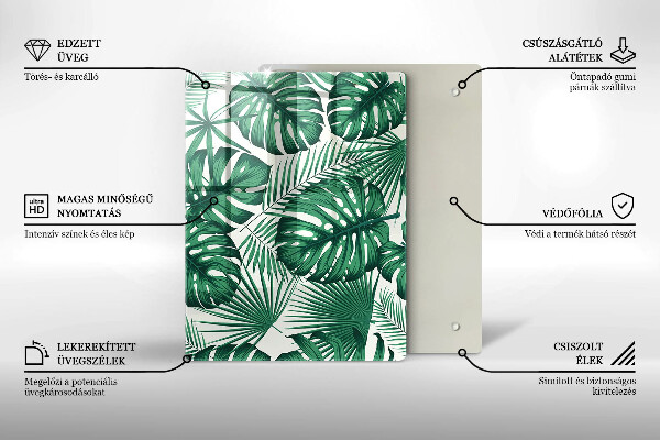 Kuchynská doska zo skla Betónová textúra