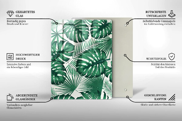 Kuchynská doska zo skla Betónová textúra