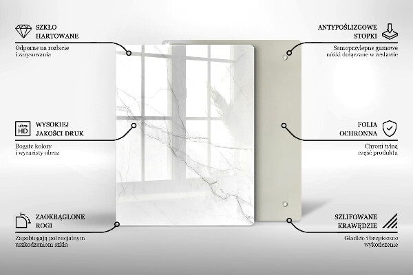 Kuchynská doska zo skla Pastelový mramor