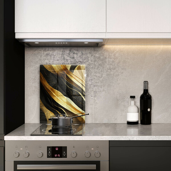 Kuchynská doska zo skla Elegantná abstrakcia