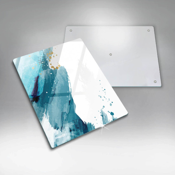 Kuchynská doska zo skla Modré škvrny