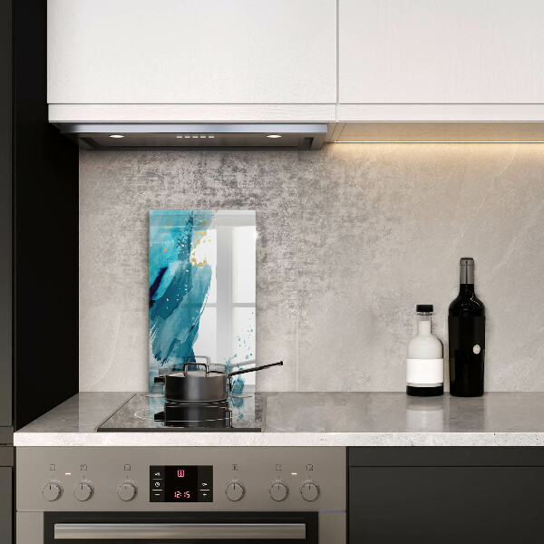 Kuchynská doska zo skla Modré škvrny