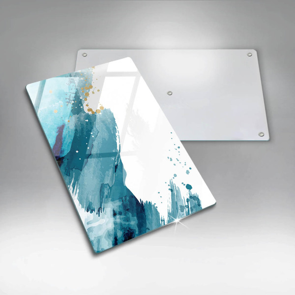 Kuchynská doska zo skla Modré škvrny