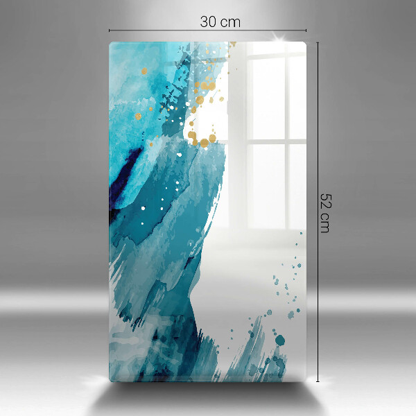 Kuchynská doska zo skla Modré škvrny