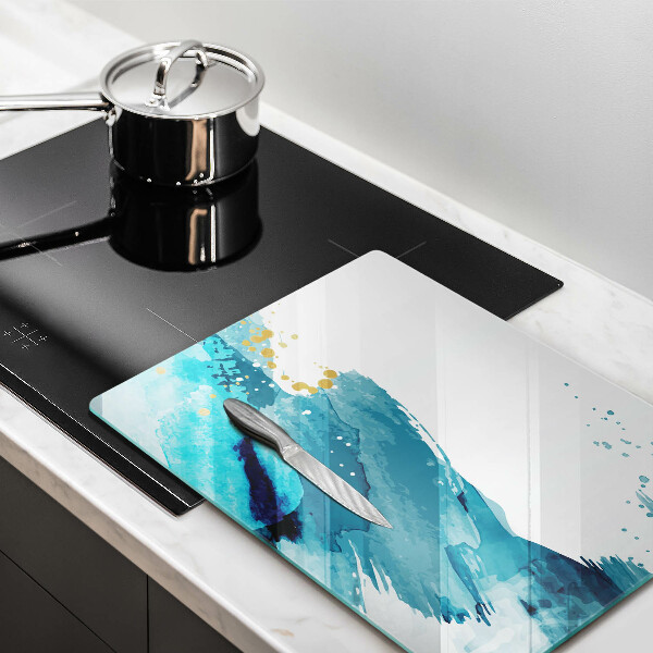 Kuchynská doska zo skla Modré škvrny