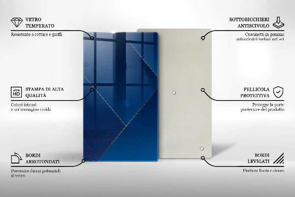 Kuchynská doska zo skla Moderné zázemie