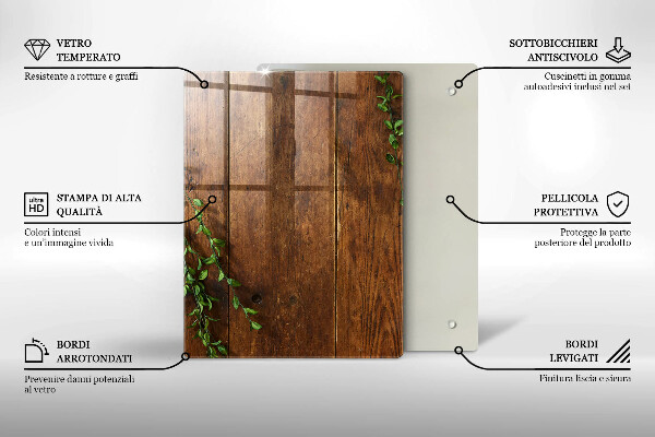 Kuchynská doska zo skla Zlatá abstrakcia