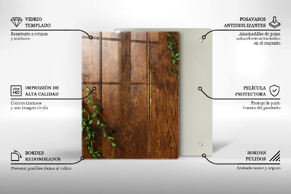 Kuchynská doska zo skla Zlatá abstrakcia