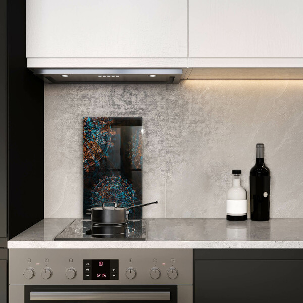 Kuchynská doska zo skla Boho vintage kolesá