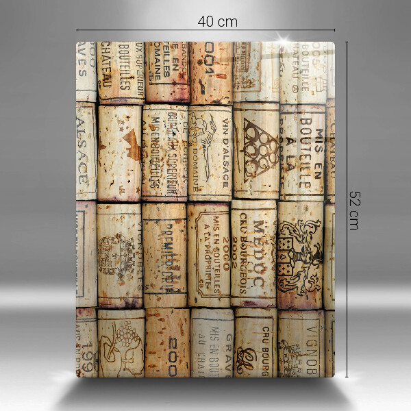 Kuchynská doska zo skla Staré zátky od vína