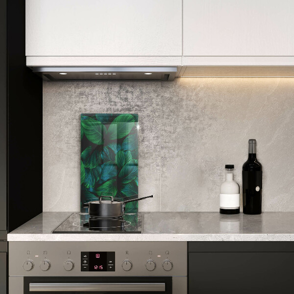 Kuchynská doska zo skla Listy džungle