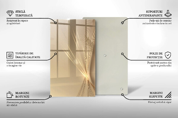 Kuchynská doska zo skla Moderná abstrakcia