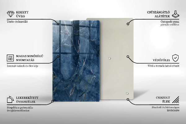 Kuchynská doska zo skla Textúra mramorového kameňa