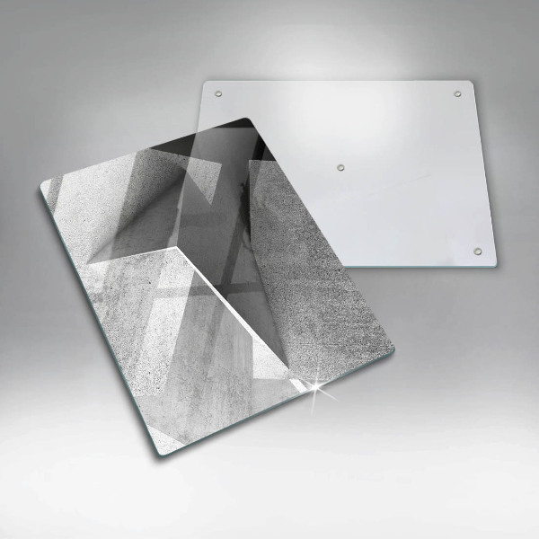 Kuchynská doska zo skla Konkrétna abstrakcia