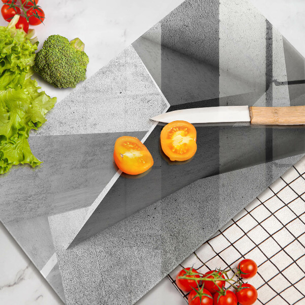 Kuchynská doska zo skla Konkrétna abstrakcia