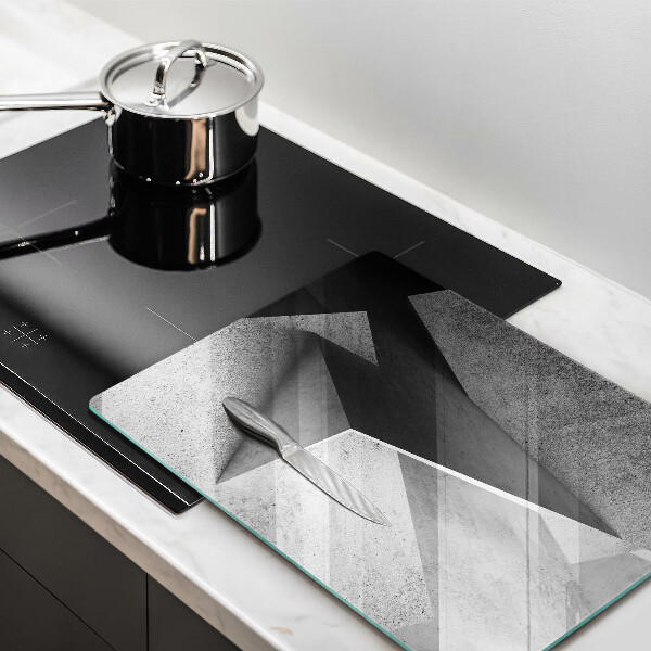 Kuchynská doska zo skla Konkrétna abstrakcia