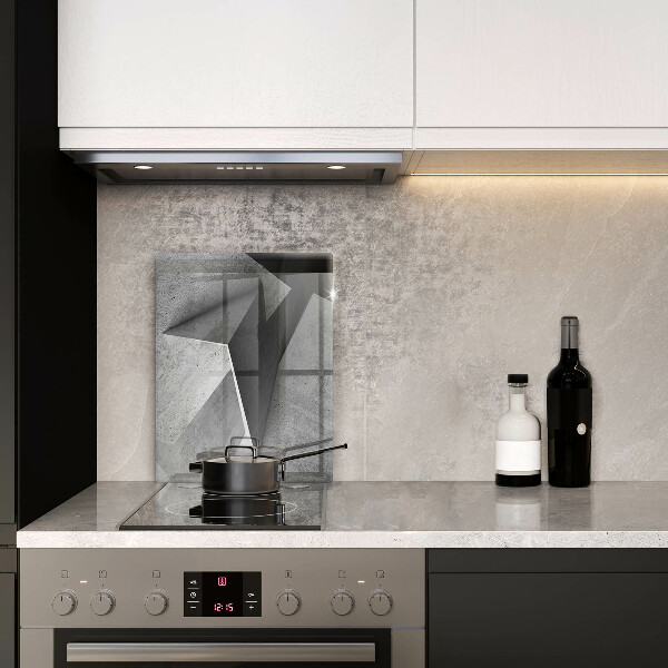 Kuchynská doska zo skla Konkrétna abstrakcia