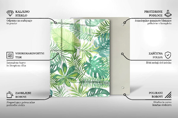 Kuchynská doska zo skla Plážové pobrežie a more