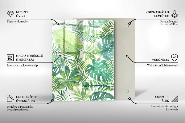 Kuchynská doska zo skla Plážové pobrežie a more