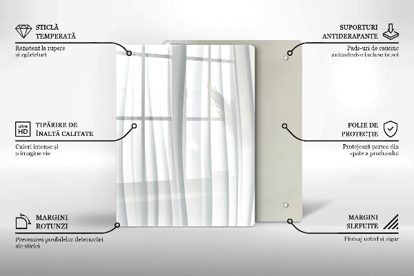 Kuchynská doska zo skla Monstera odchádza