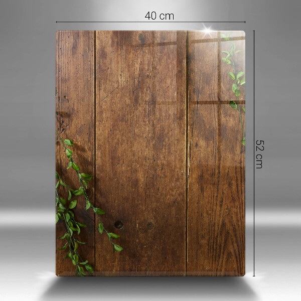 Kuchynská doska zo skla Drevené dosky a listy