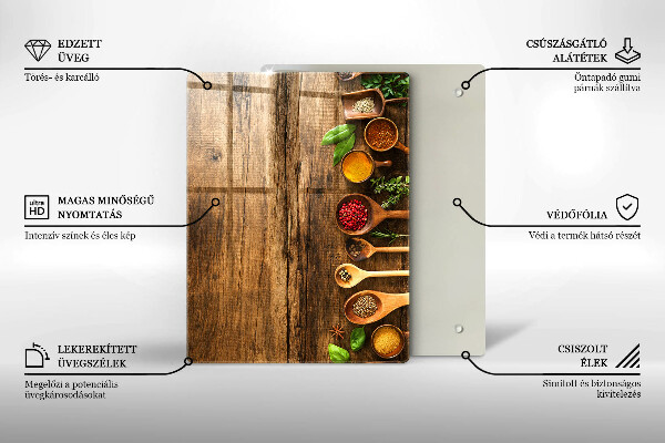 Kuchynská doska zo skla Drevené dosky a listy