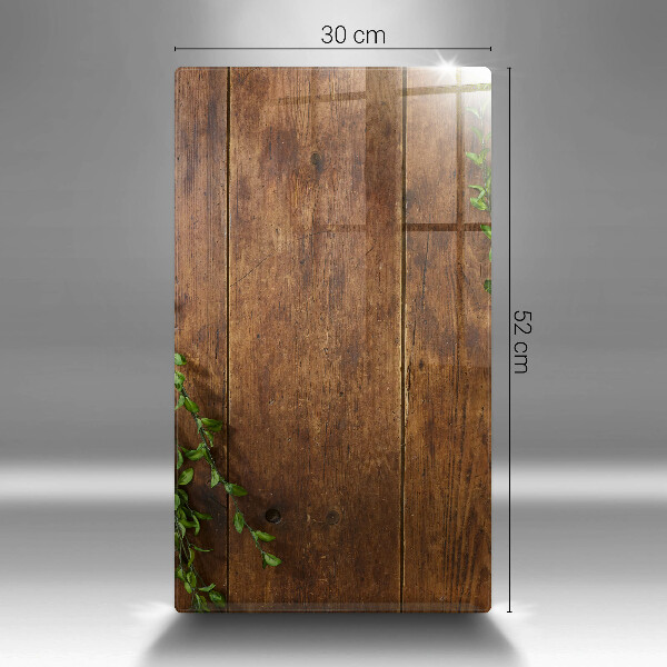 Kuchynská doska zo skla Drevené dosky a listy