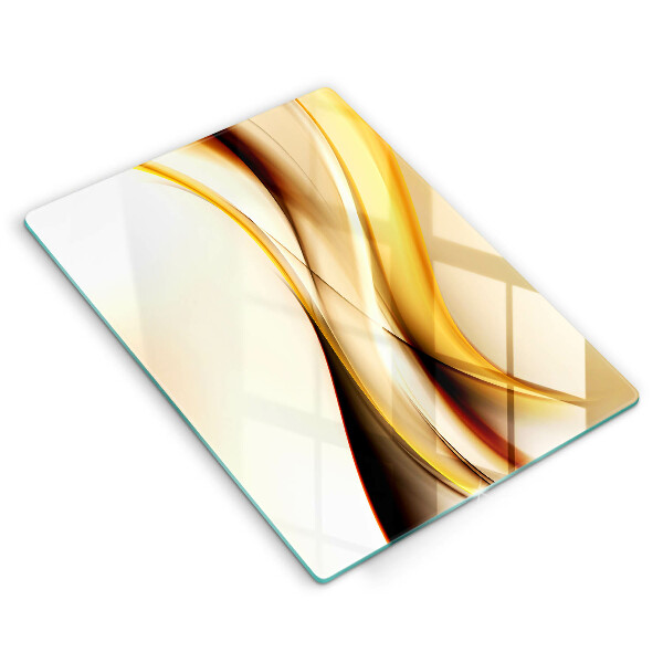 Kuchynská doska zo skla Abstraktné dymové čiary