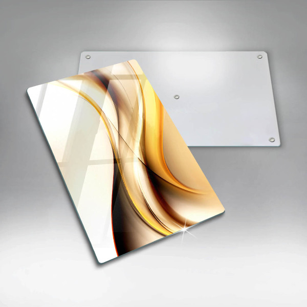 Kuchynská doska zo skla Abstraktné dymové čiary