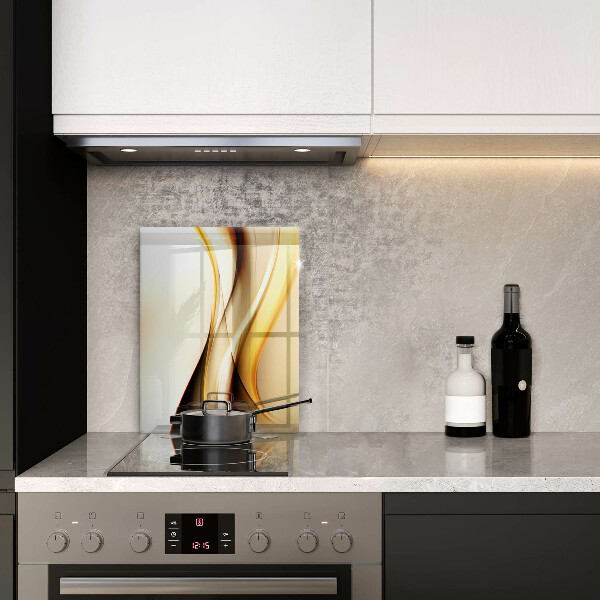 Kuchynská doska zo skla Abstraktné dymové čiary