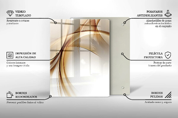 Kuchynská doska zo skla Jarné ružové kvety