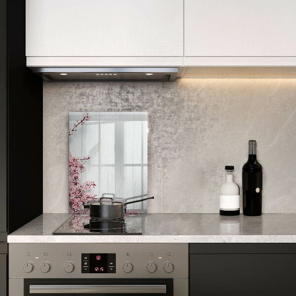 Kuchynská doska zo skla Kvety na doskách