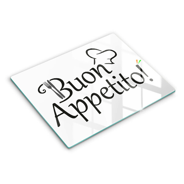 Sklenená doska na krájanie Buon Appetito!