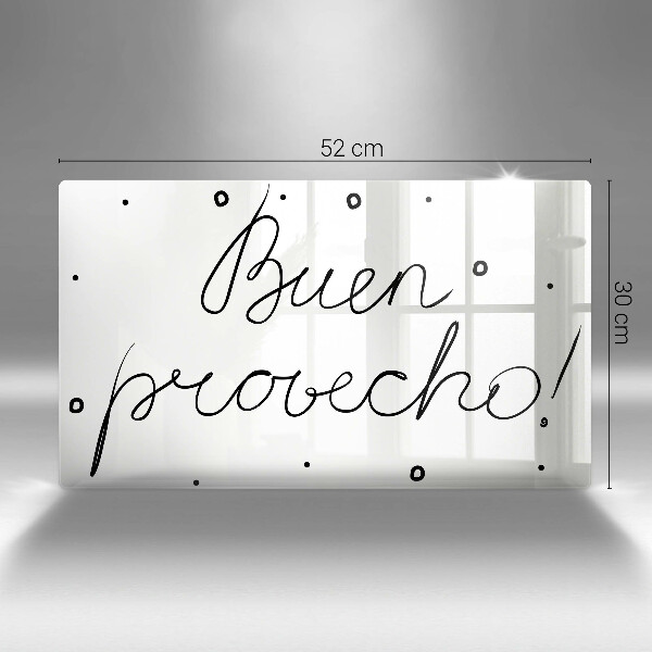 Sklenená doska na krájanie Buen provecho!