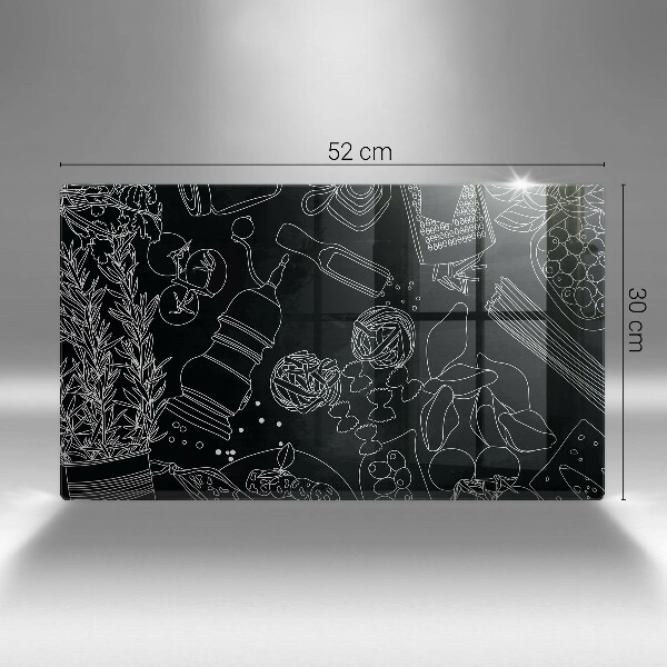 Sklenená doska na krájanie Kuchynské doplnky