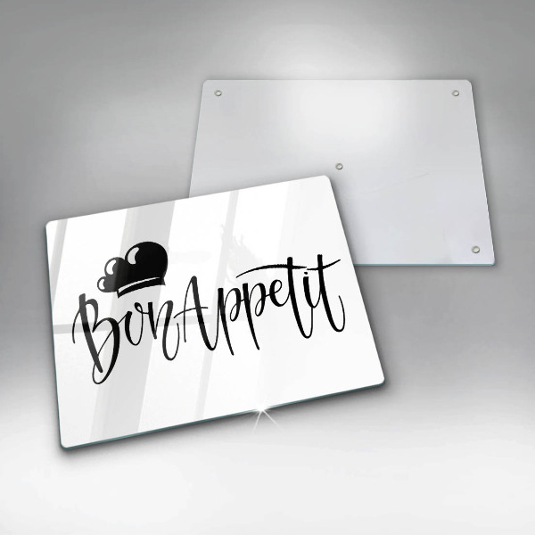 Sklenená doska na krájanie Bon Appetit