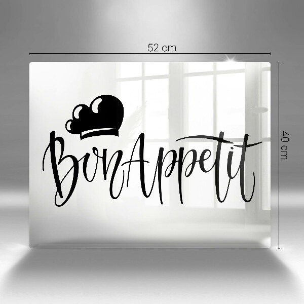 Sklenená doska na krájanie Bon Appetit