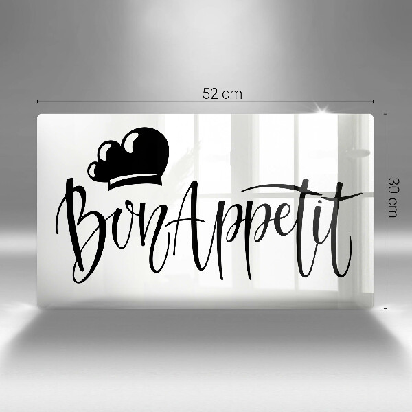Sklenená doska na krájanie Bon Appetit