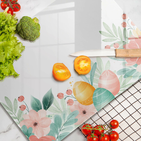 Sklenená doska na krájanie veľkonočné vajíčka