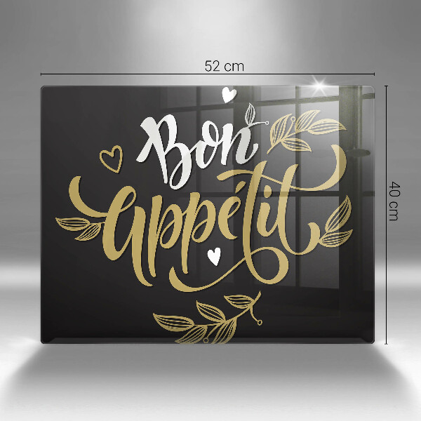 Sklenená doska na krájanie Bon Appetit