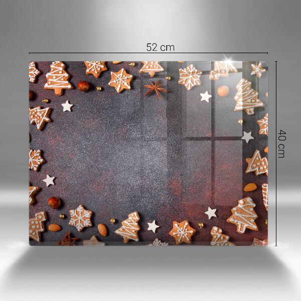 Sklenená doska na krájanie Perníkové Vianoce