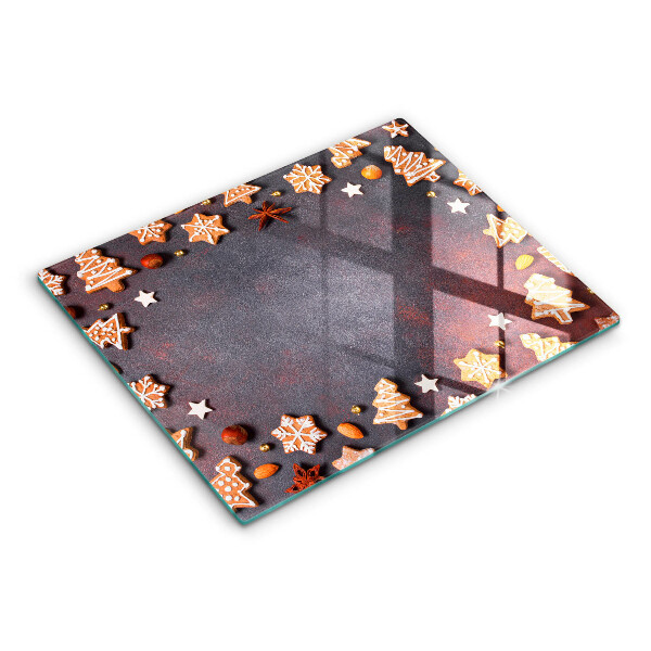 Sklenená doska na krájanie Perníkové Vianoce