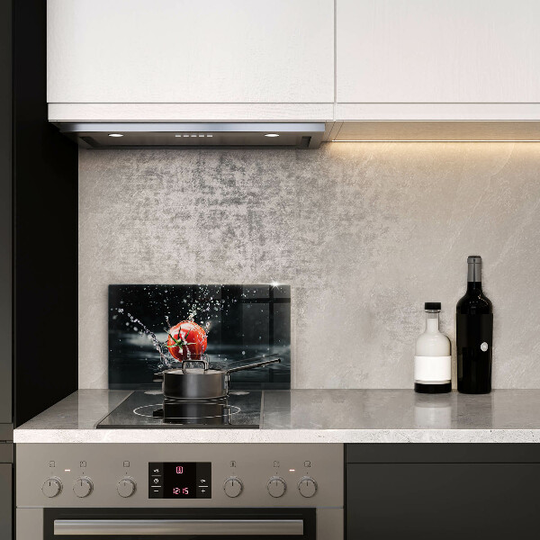 Sklenená doska na krájanie Paradajka vo vode