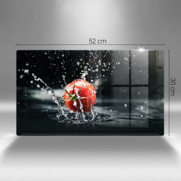 Sklenená doska na krájanie Paradajka vo vode