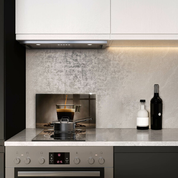 Sklenená doska na krájanie Sklo a kávové zrná