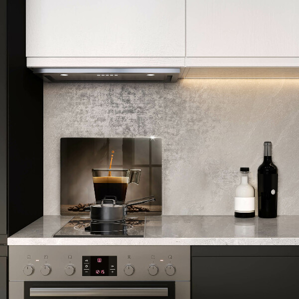 Sklenená doska na krájanie Sklo a kávové zrná